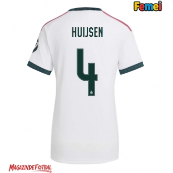 Real Madrid Dean Huijsen #4 Tricou Fotbal Replică 2026-27 Femei Acasa